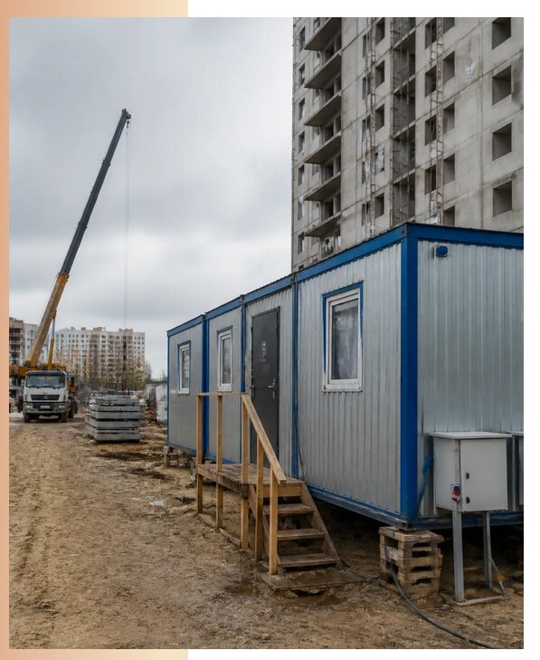 Аренда строительных вагончиков для рабочих в Глазове